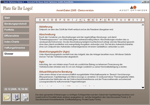 Asset Optimizer - Glossar